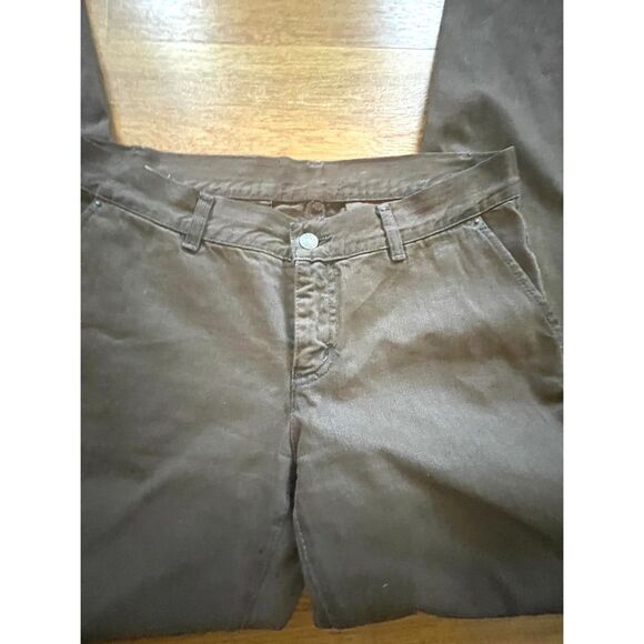 Etro Brown Wide Leg Jeans Milano Women’s Size 31 X 33 - Picture 8 of 9